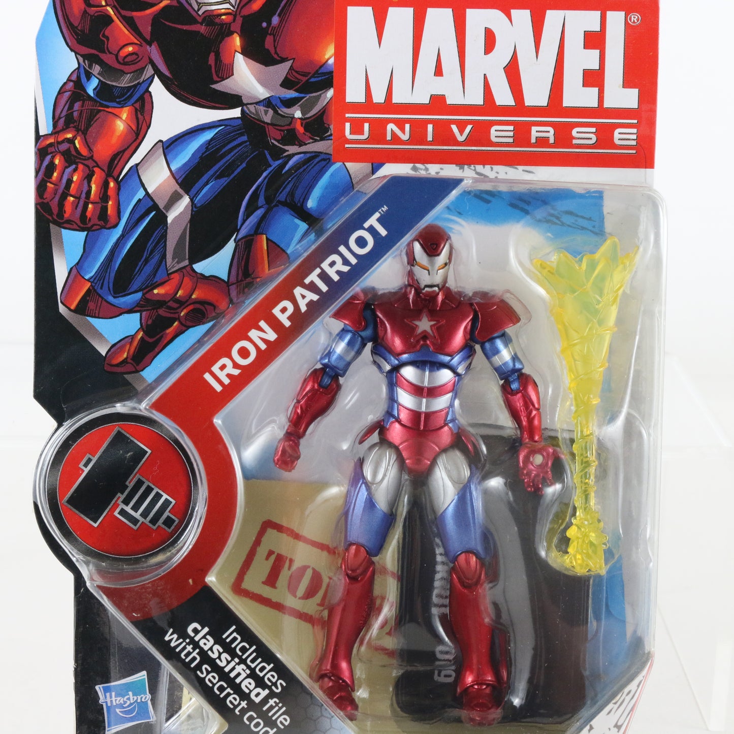 Marvel Universe Series 2 019 Iron Patriot 3.75" Action Figure Hasbro