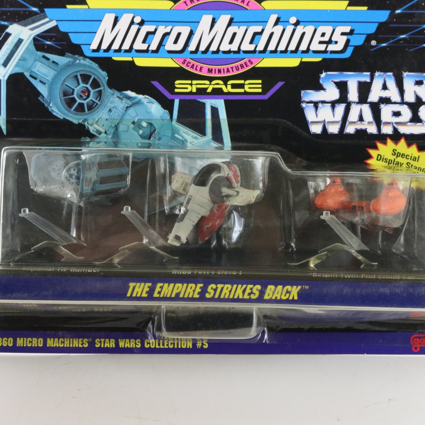 Micro Machines Star Wars Esb Tie Bomber Slave 1 Cloud Car Set 5 Galoob 65860