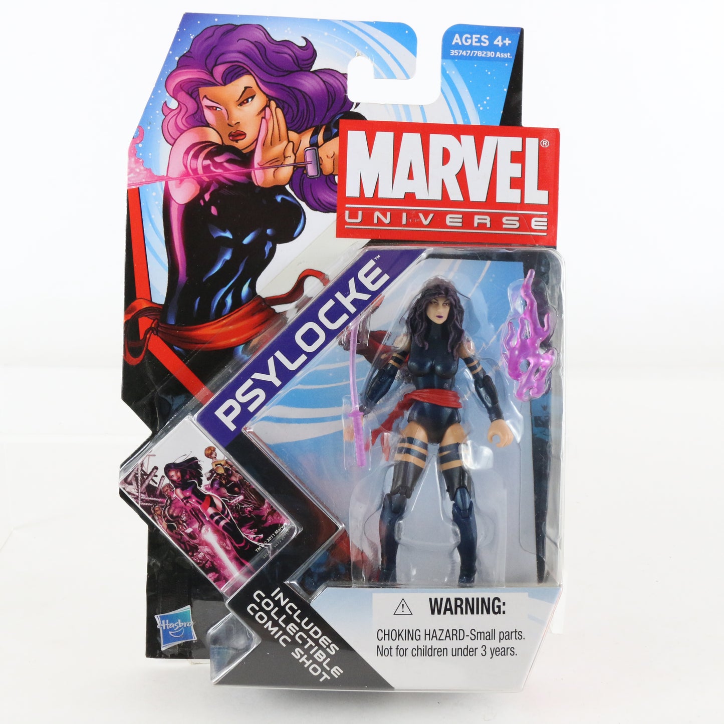 Marvel Universe 005 Psylocke Series 4 3.75" Action Figure Hasbro