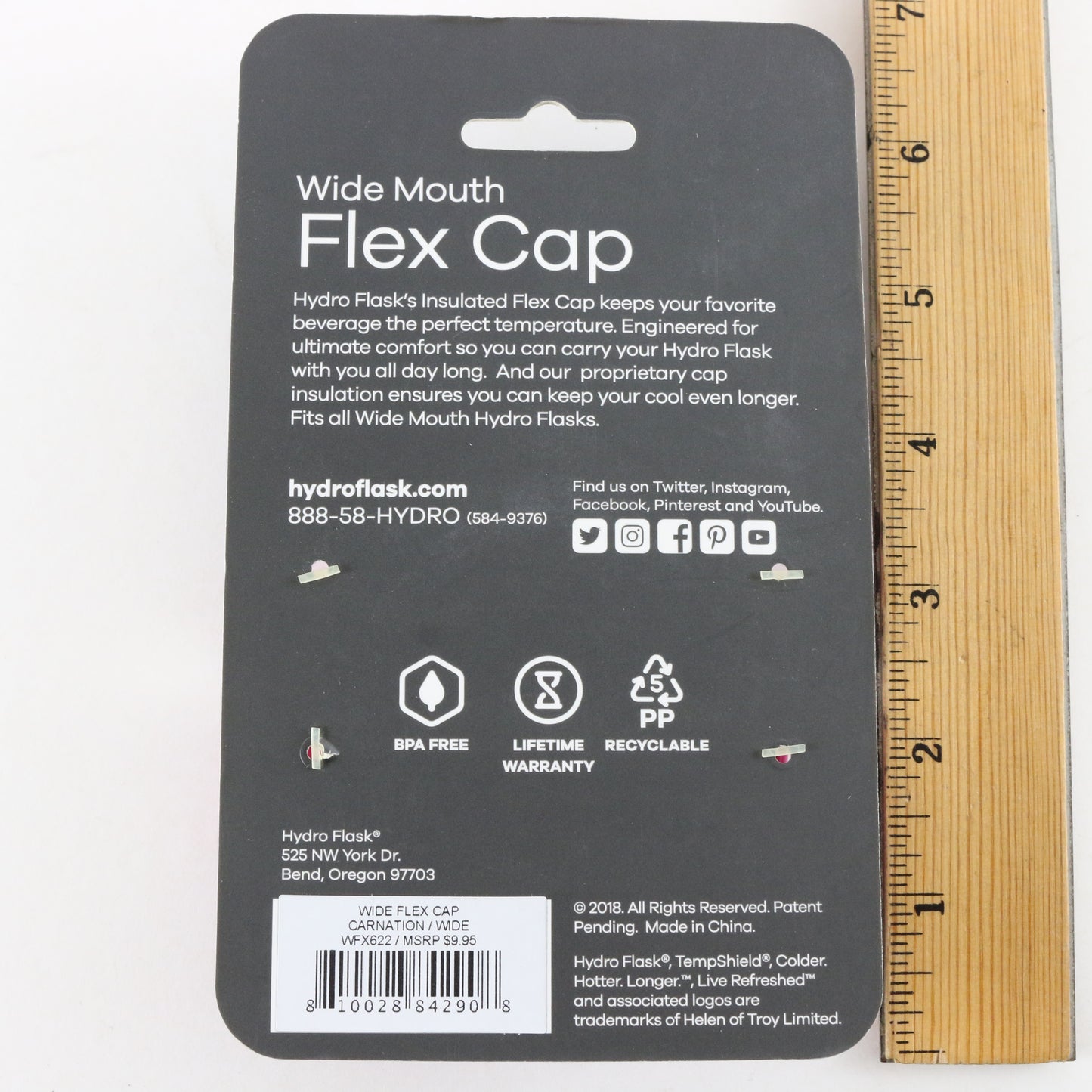 Hydro Flask Pink Wide Mouth Flex Cap Water Bottle Lid Outdoor Accessory