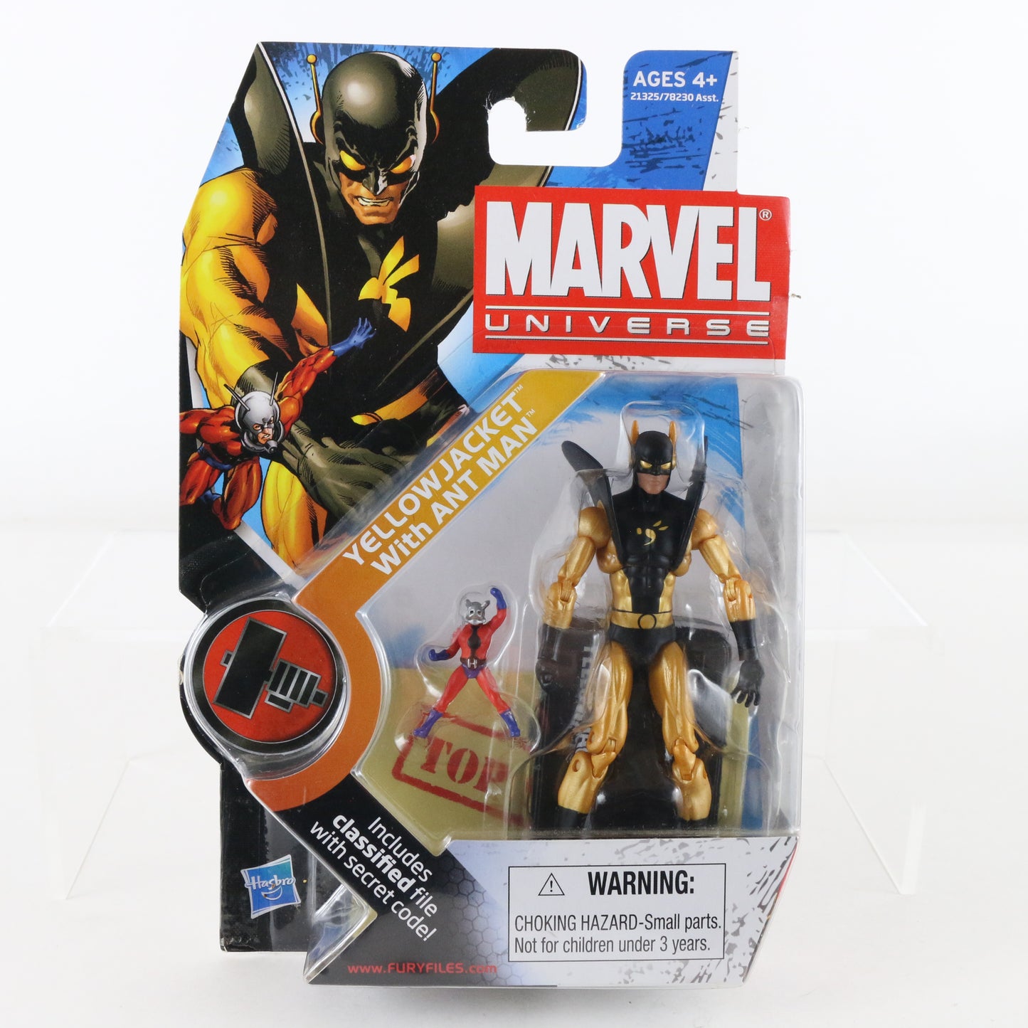 Marvel Universe Series 2 032 Yellowjacket W/ Ant Man 3.75" Action Figure Hasbro