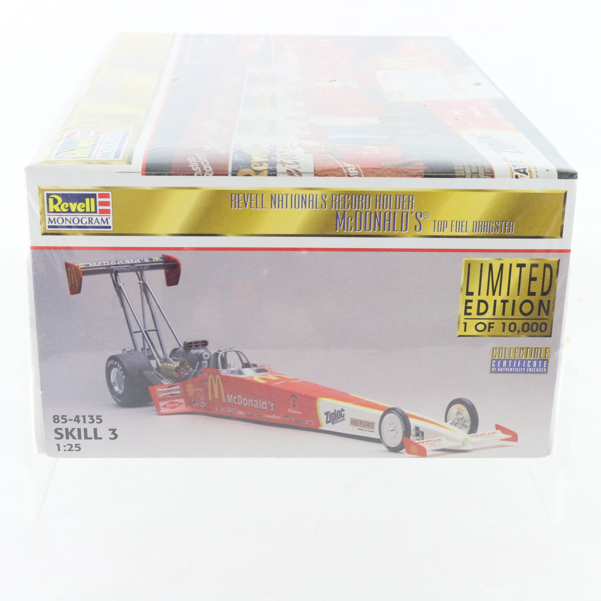 Top Fuel Dragster Mcdonalds Nationals LE 10000 Revell 1:25 Model Kit 85-4135