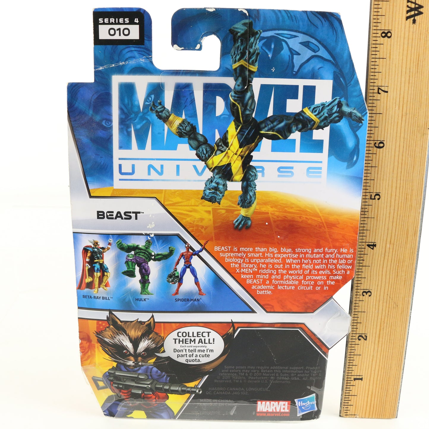 Marvel Universe Series 4 010 Beast Hasbro 3.75" Action Figure