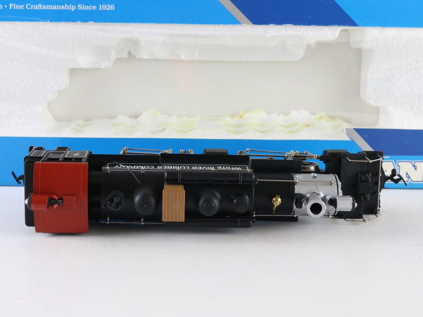 Mantua HO White River Lumber 7 Tank Mallet 2-6-6-2 Steam Locomotive