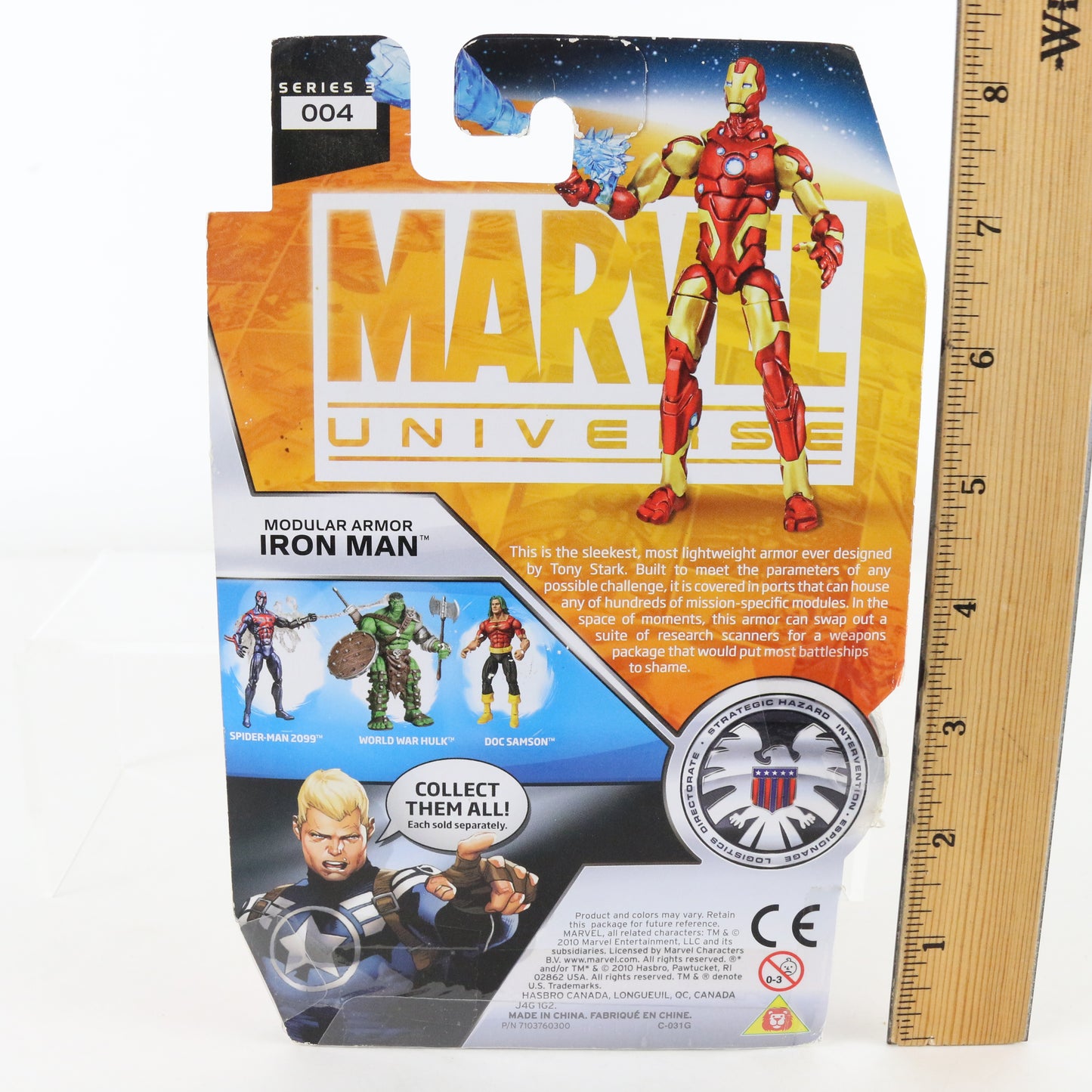 Marvel Universe Series 3 004 Modular Armor Iron Man 3.75 Action Figure Hasbro