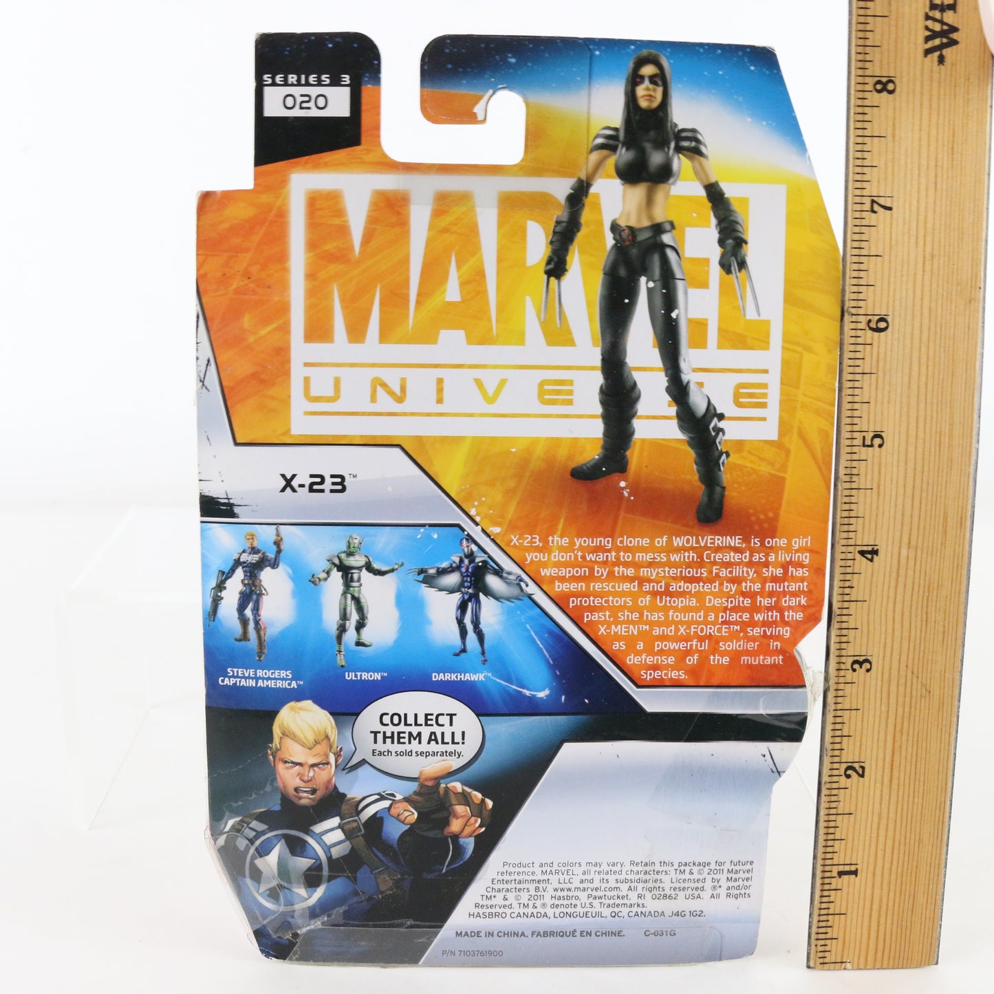 Marvel Universe Series 3 020 X-23 Laura Kinney 3.75" Figure Hasbro