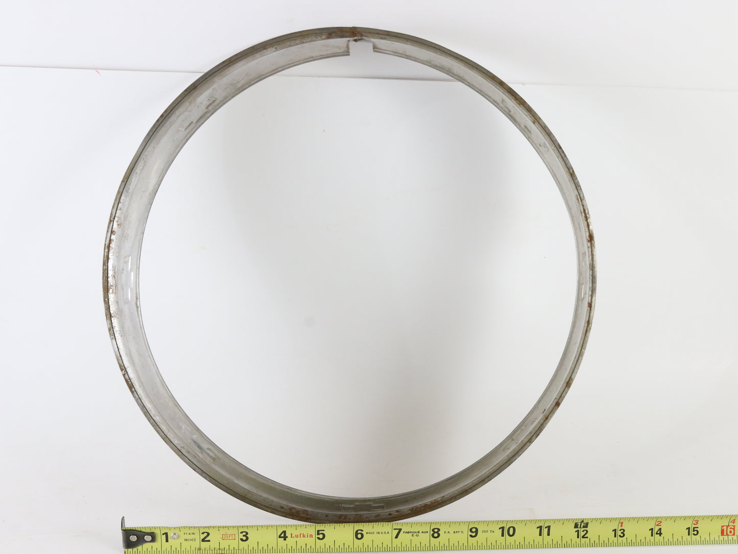 Vintage Chevy Chevrolet Metal Wheel Hubcap Ring 13.5"