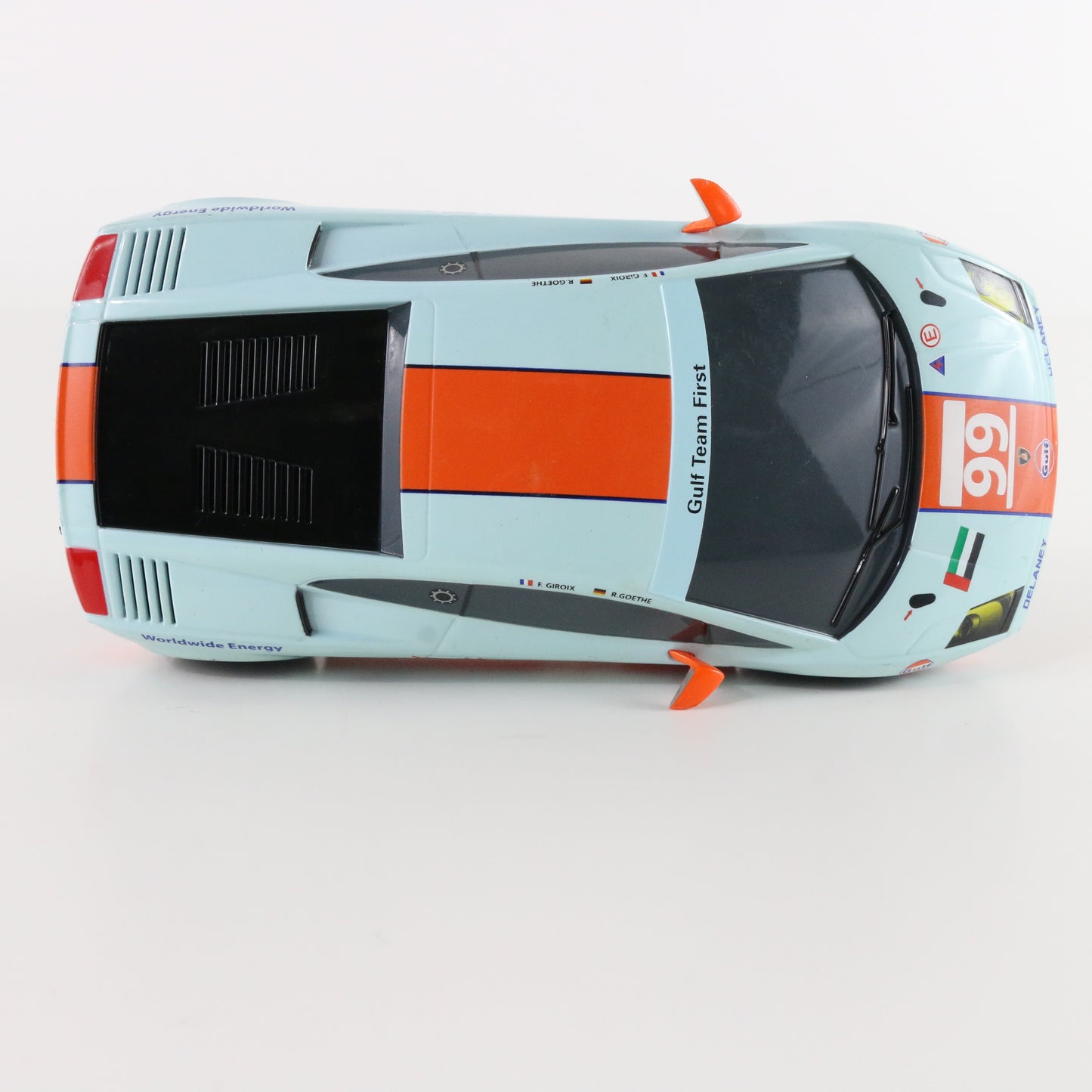 Lamborghini Gallardo #99 Blue & Orange Slot Car 1:32 Hornby Scaletrix C3283
