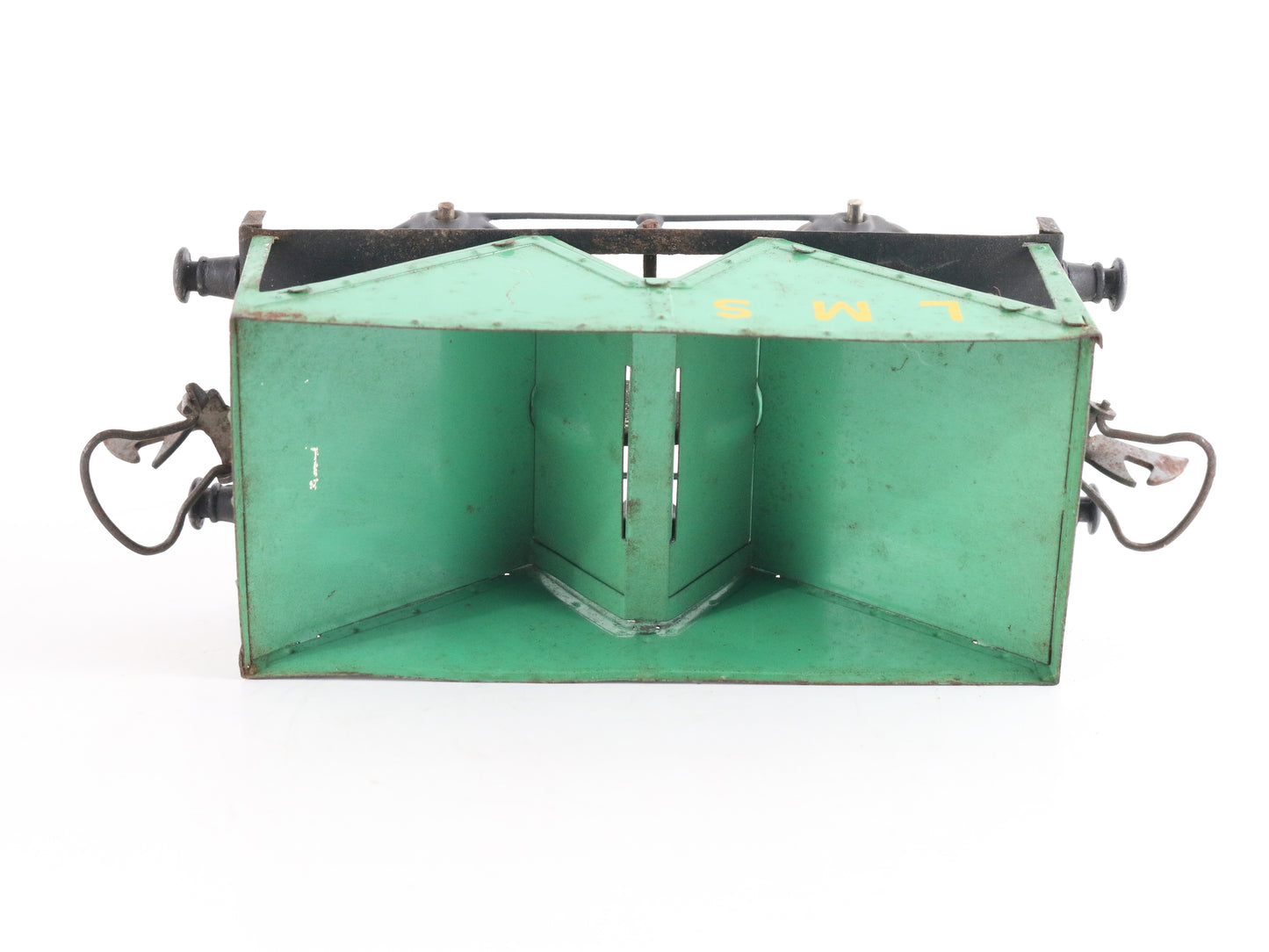 LMS Green 2 Bay Hopper Car Hornby Meccano O Model Freight Car 1950s classic coal hopper wagon restoration