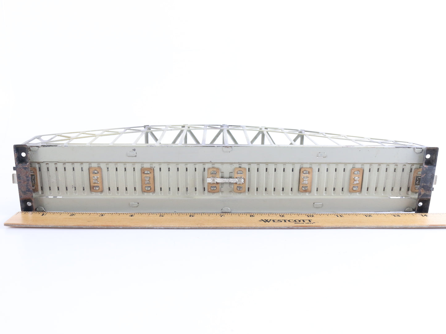Arch Girder Bridge Straight Track 467/2 Tin Marklin HO Germany metal truss bridge accessory for HO layout