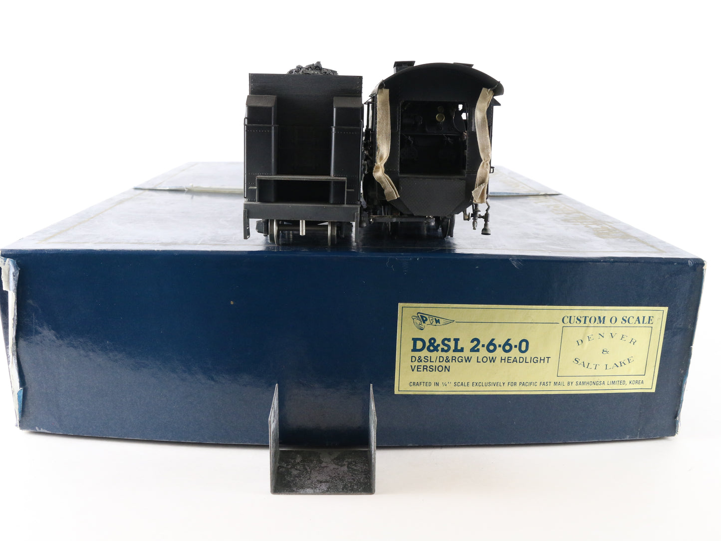 Pacific Fast Mail O Scale Denver Salt Lake 216 2-6-6-0 Brass 2 Rail Steam Loco