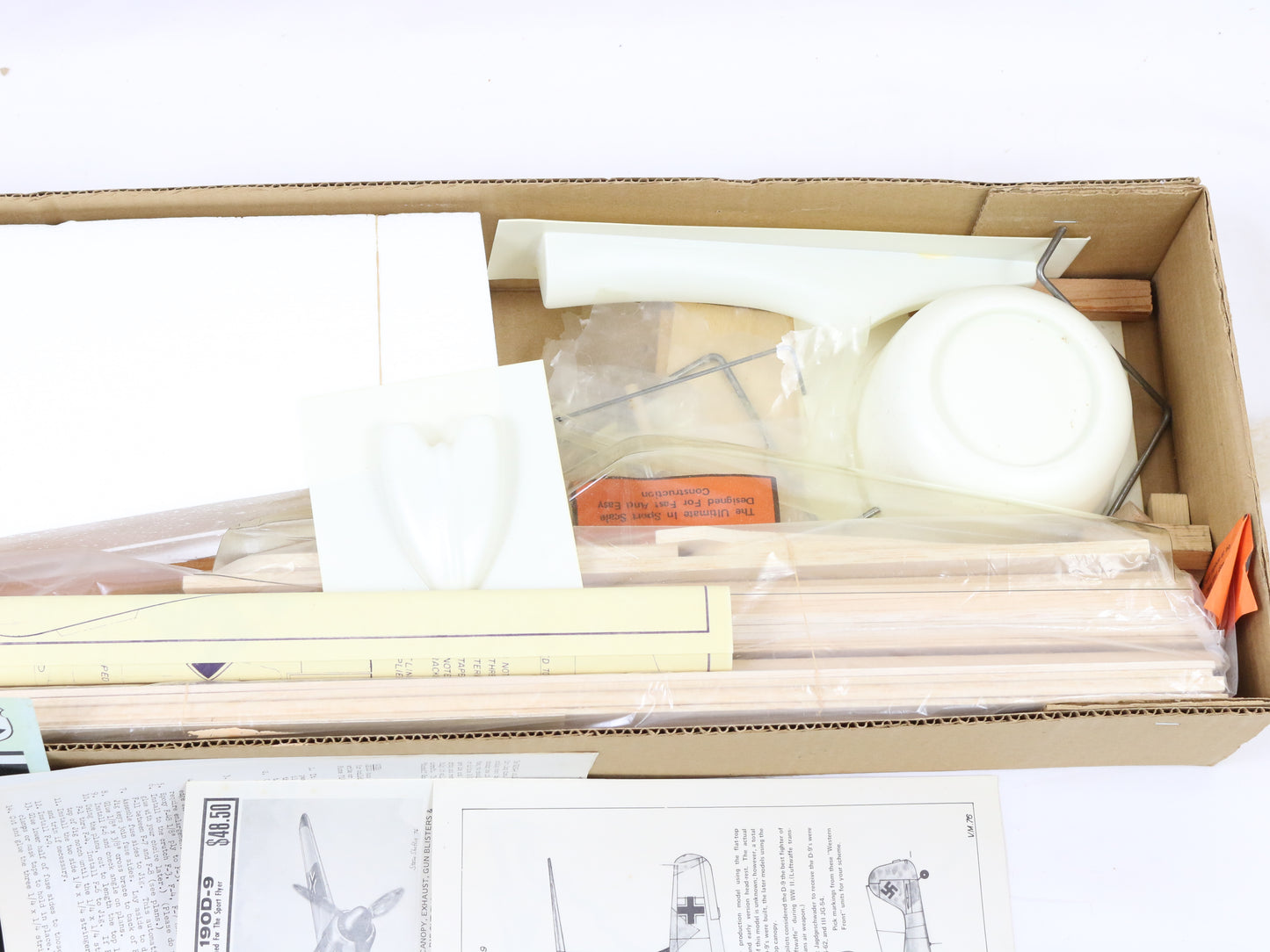 Jemco Focke Wulf FW-190d-9 50" Wingspan Wood RC Plane Kit