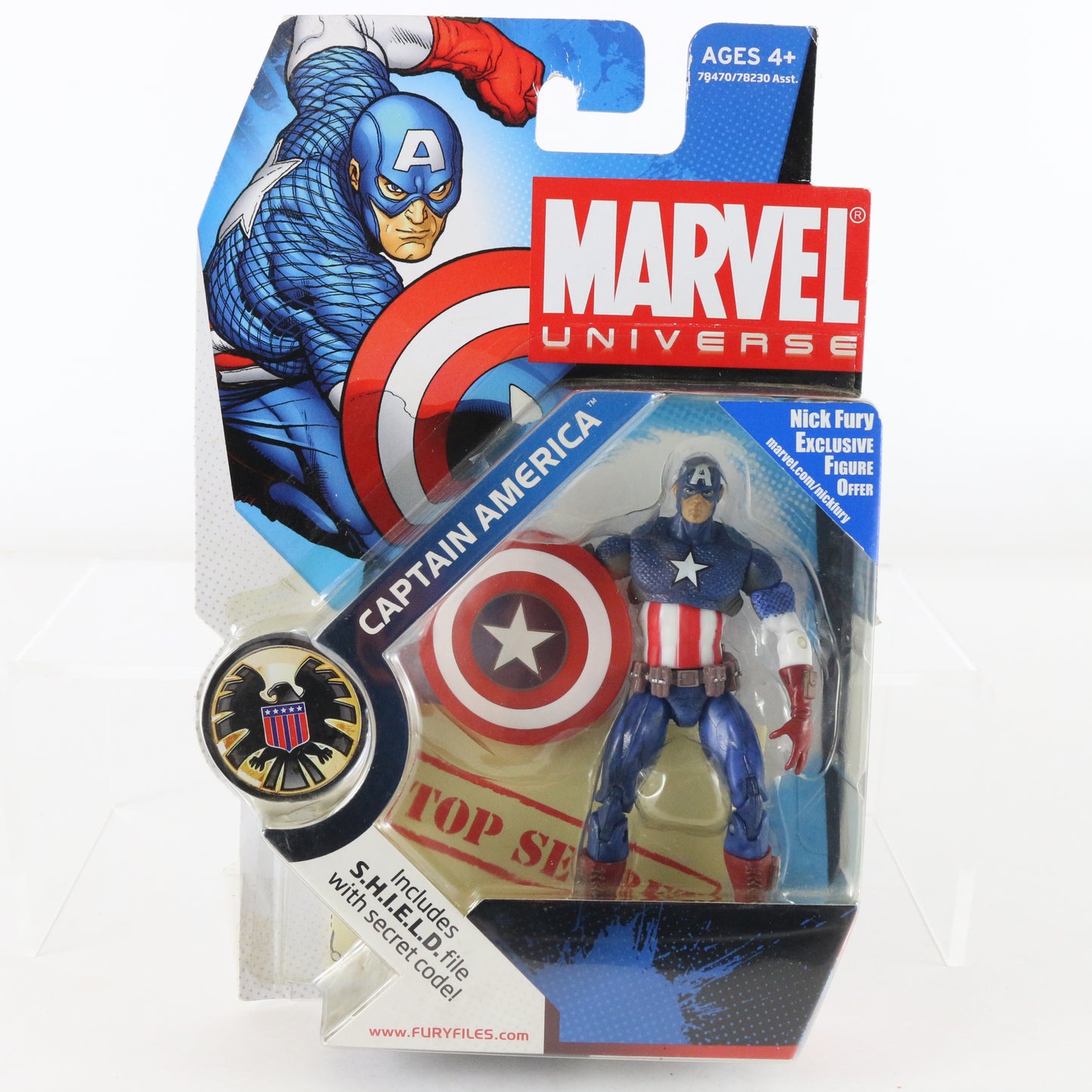 Marvel Universe 012 Captain America 3.75" Action Figure Hasbro