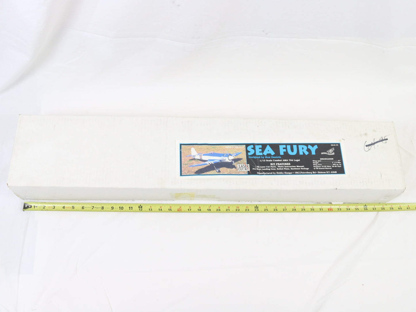 Hobby Hangar Hawker Sea Fury Ron Daniels 41" Wingspan Wood RC Laser Cut Kit