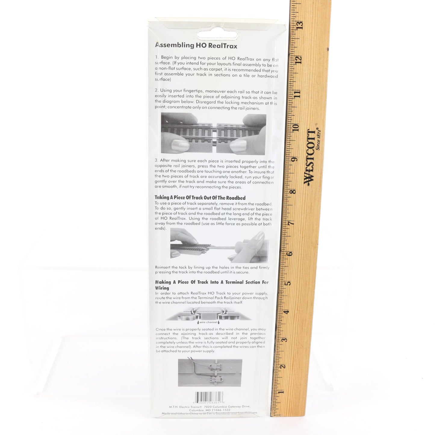 Set Of 2 MTH HO 81-1015 9" Straight Rerailer Train Layout Track Pieces