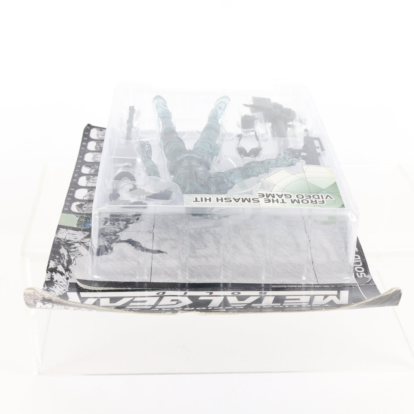 Metal Gear Mcfarlane Toys Solid Snake Clear Green Action Figure