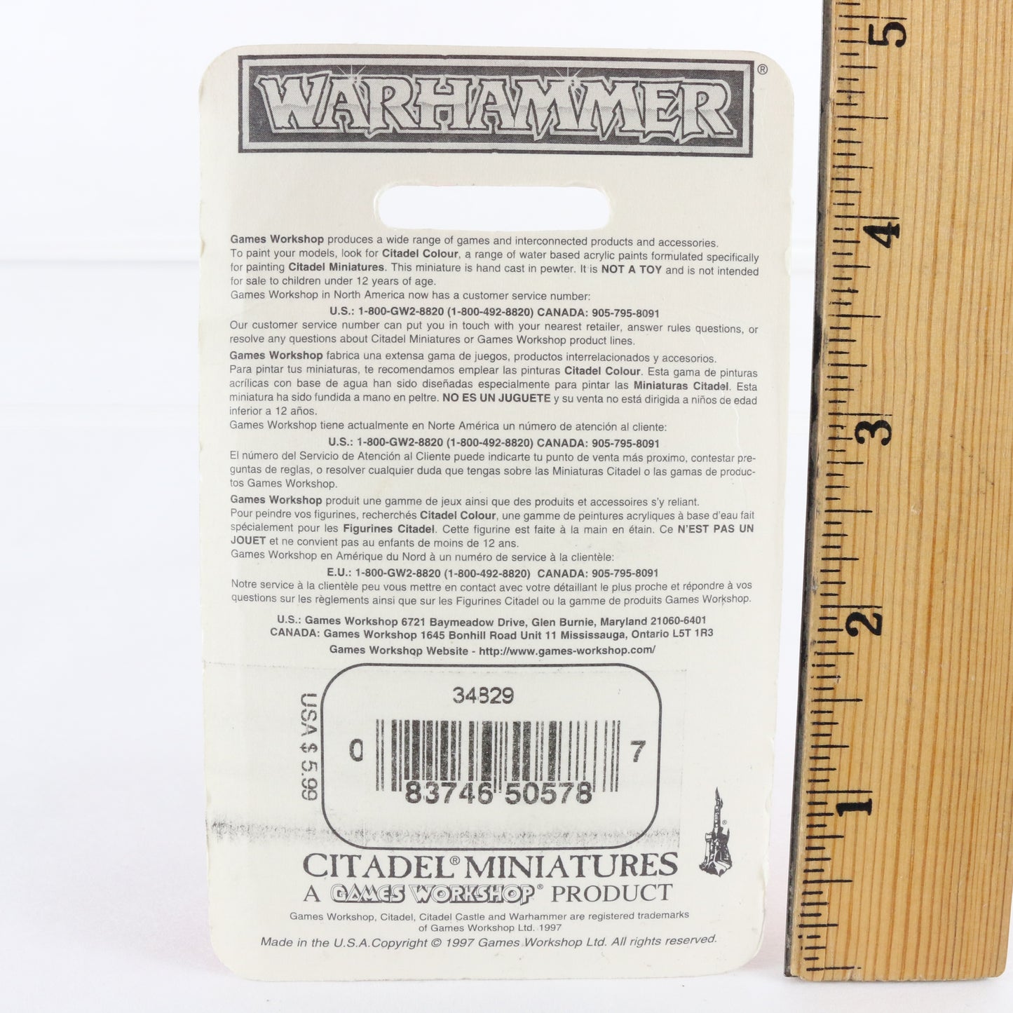 Dwarf Clansmen Axe & Hammer Marauder Citadel Warhammer 8578E Unpainted Figures