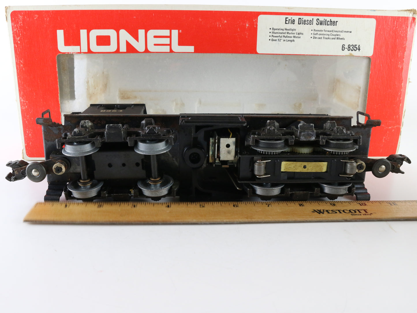 Lionel O Erie 8354 Black Switcher Diesel Locomotive