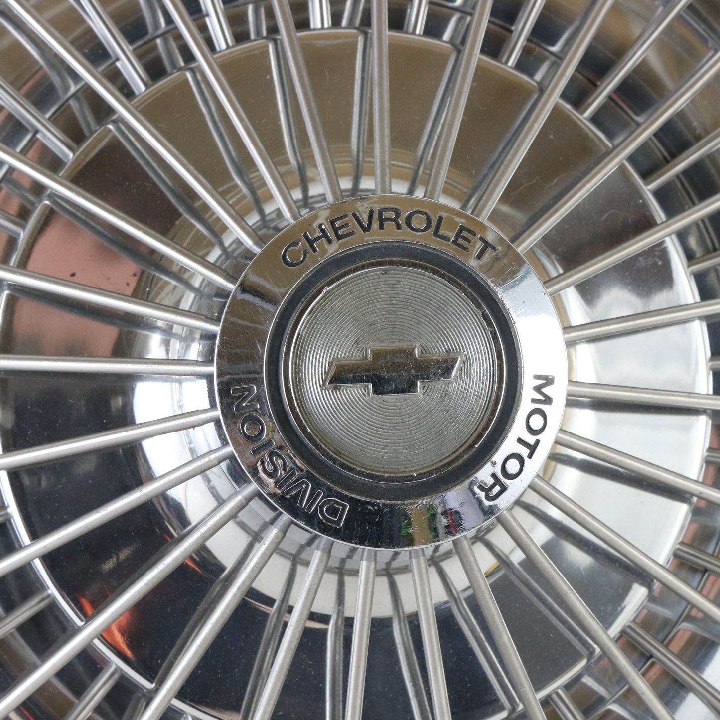 Vintage 1960s Chevrolet Chevelle Turbine Metal Wheel Hubcap 15.75"