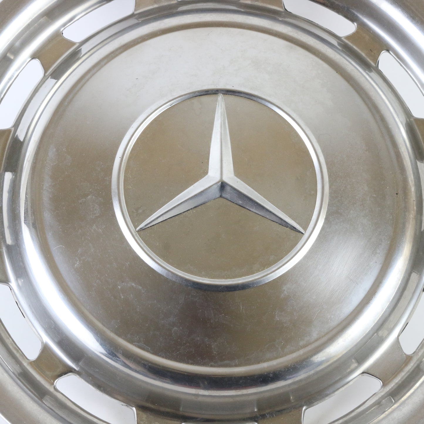 Mercedes Benz Aluminum Metal Wheel Hubcap 15.25"