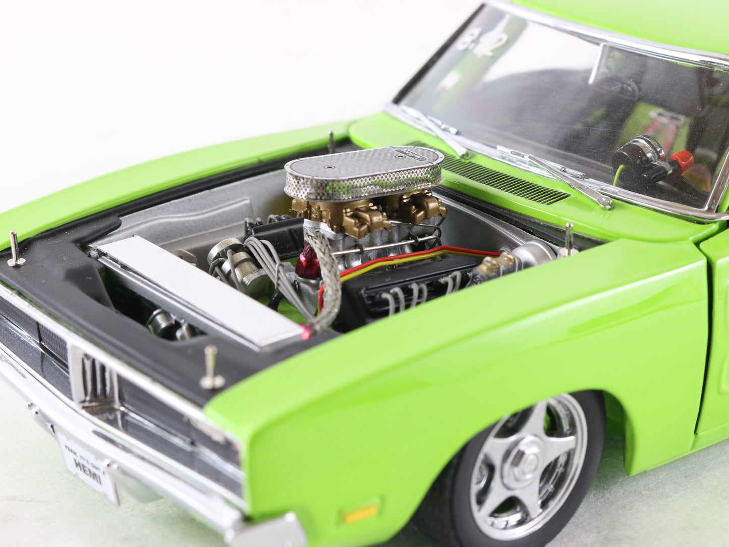 1969 Dodge Charger HEMI Pro Street Green Dragster Danbury Mint 1:24 Model Car