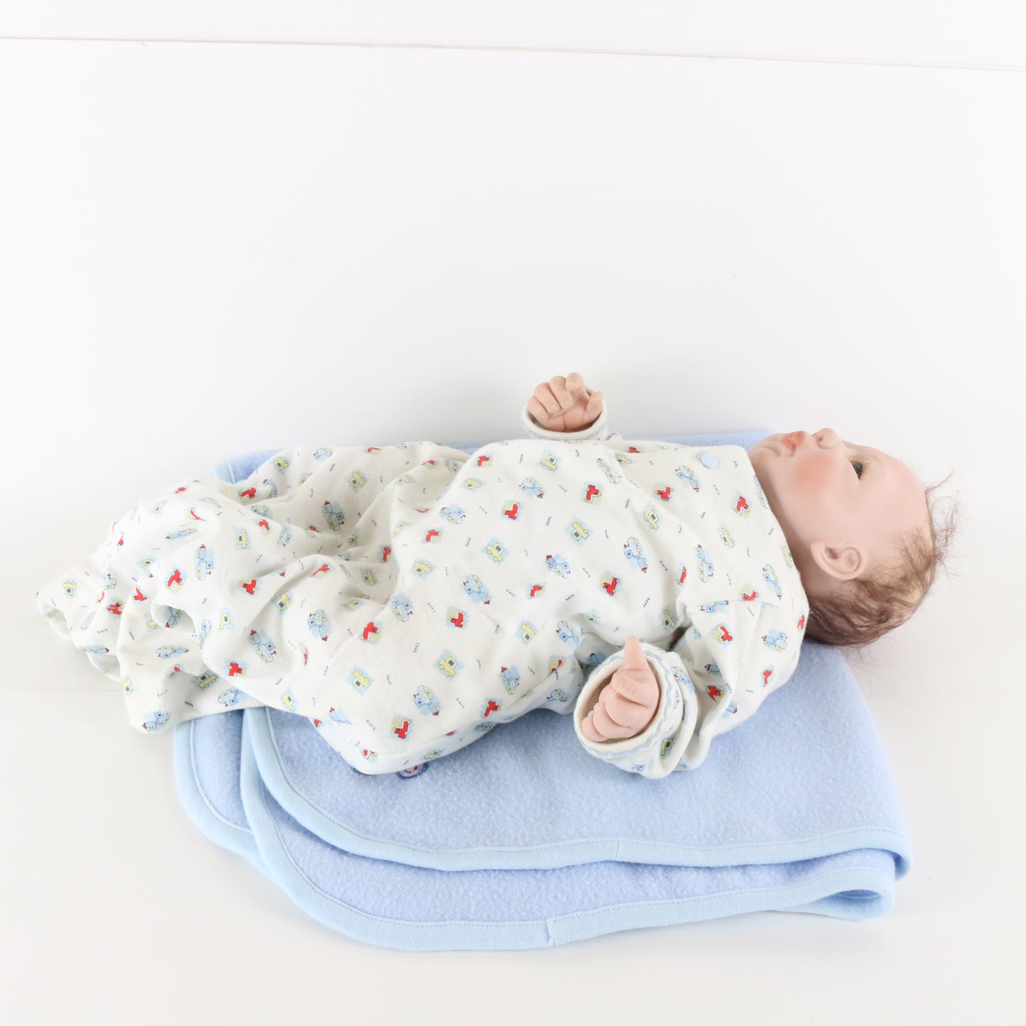 Hugs & Kisses Baby In Blue Sheila Michael Masterpiece 16" Silicon Doll 746/1500