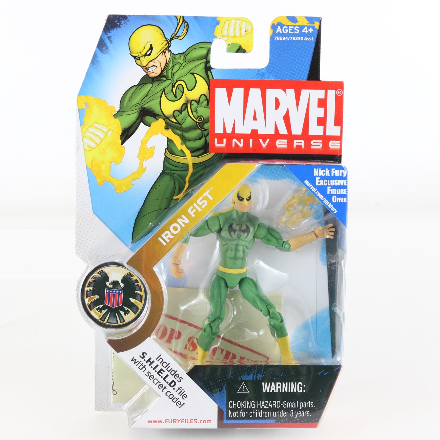Marvel Universe 017 Iron Fist Hasbro 3.75" Action Figure