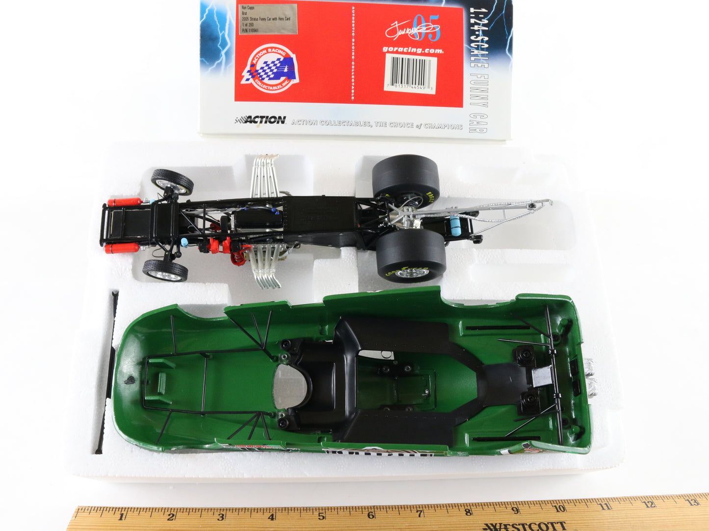 2005 Dodge Stratus Funny Car Ron Capps Brut Action 1:24 Model 1 Of 260 110941