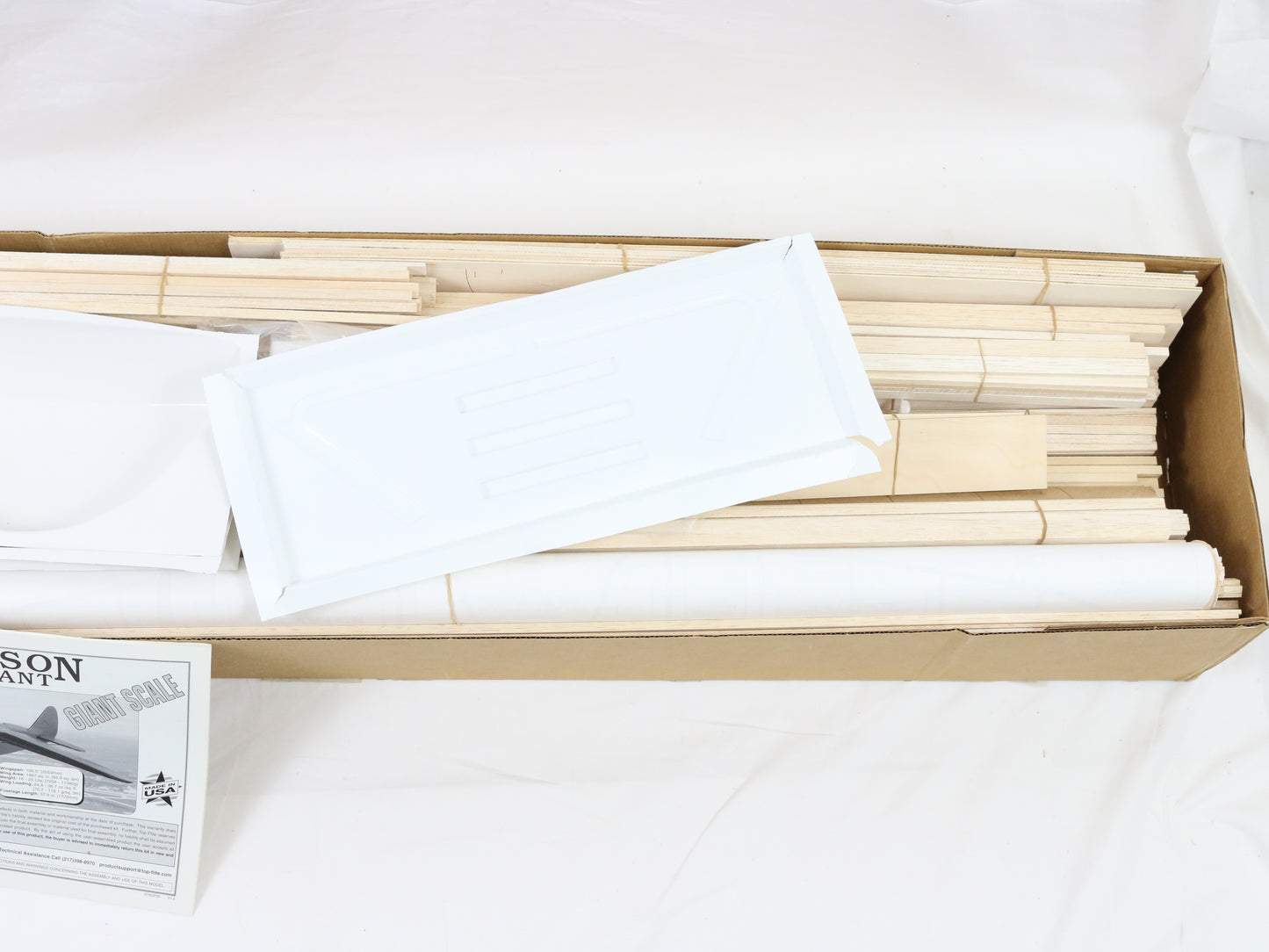 Top Flite Giant Gold Stinson Reliant 1:5 Scale 100.5" Wingspan Wood RC Plane Kit