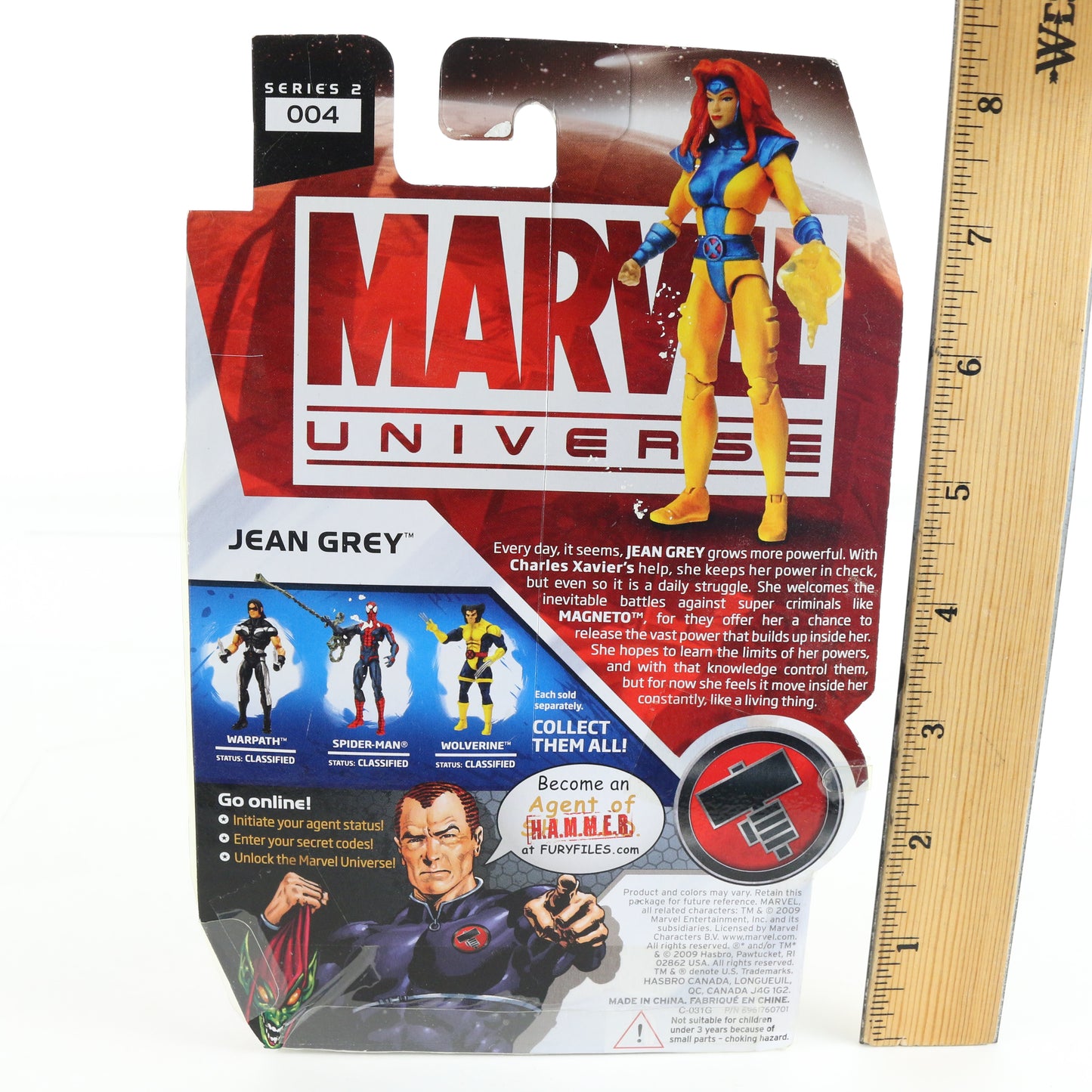 Marvel Universe Jean Grey Series 2 004 Hasbro 3.75" Action Figure