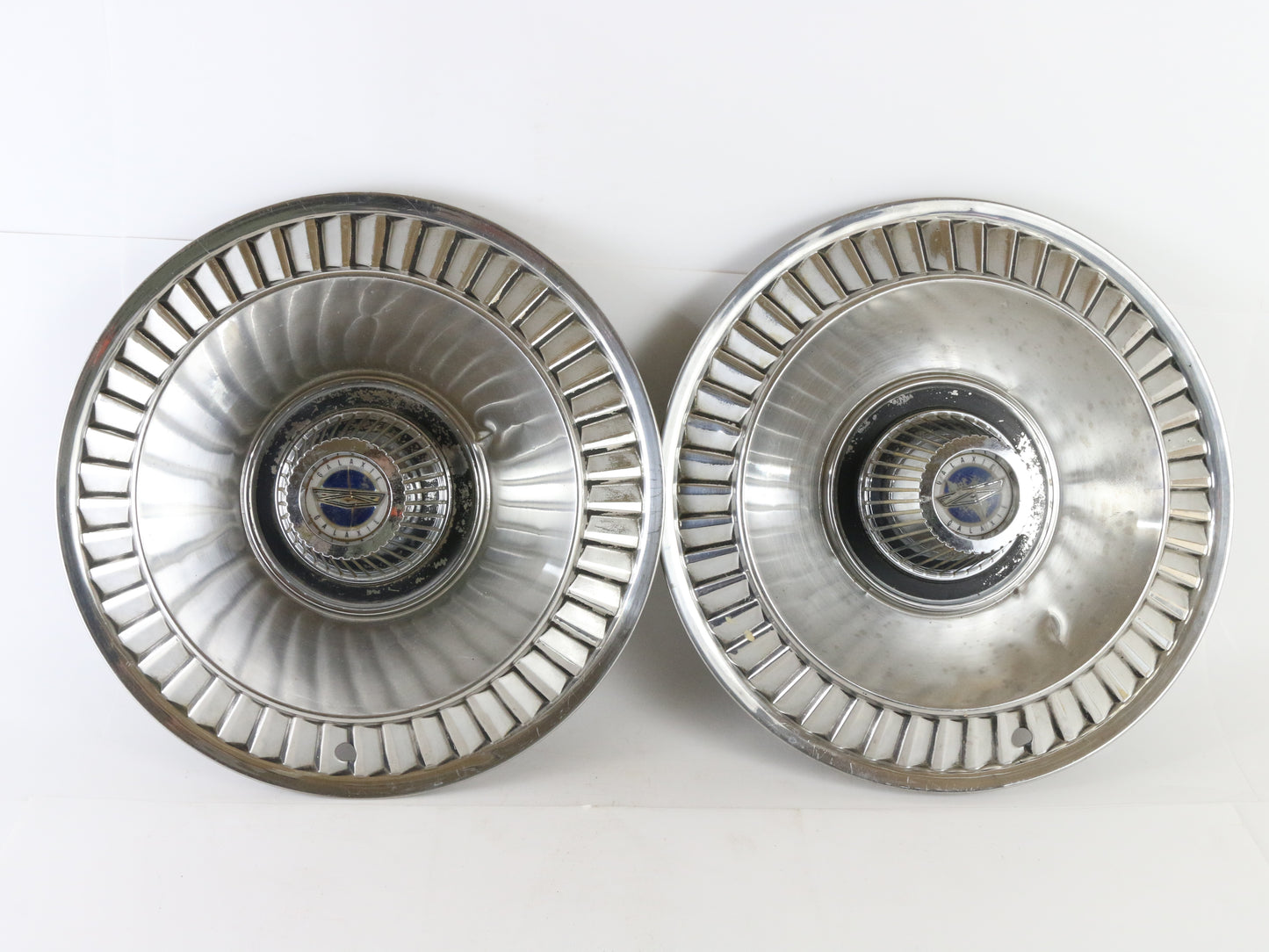 Lot Of 4 Vintage 1964 Ford Galaxie Metal Wheel Hubcaps 14"