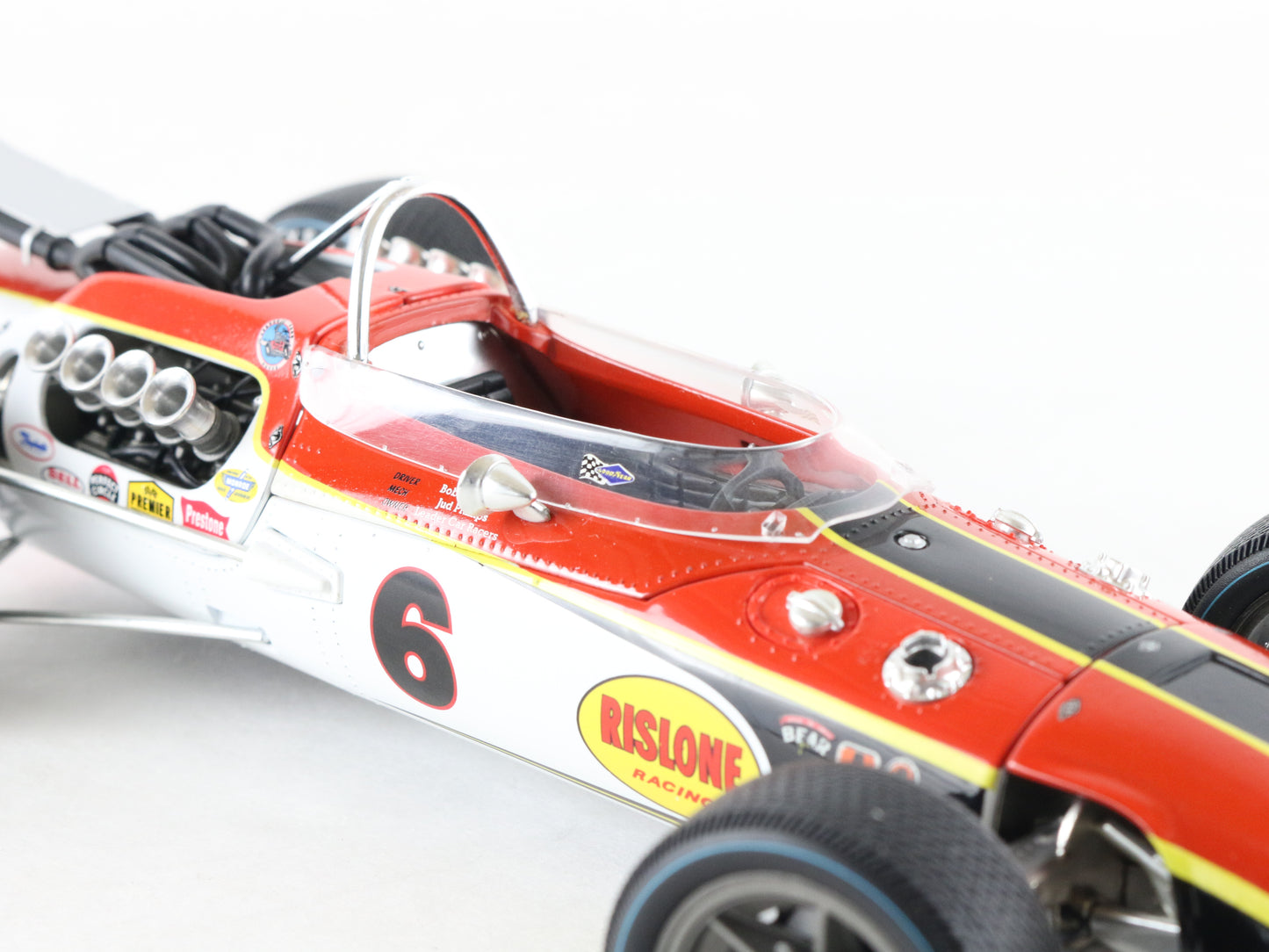 1967 AAR Eagle Indianapolis 500 #6 Unser Rislone Carousel 1 1:18 Metal Model Car