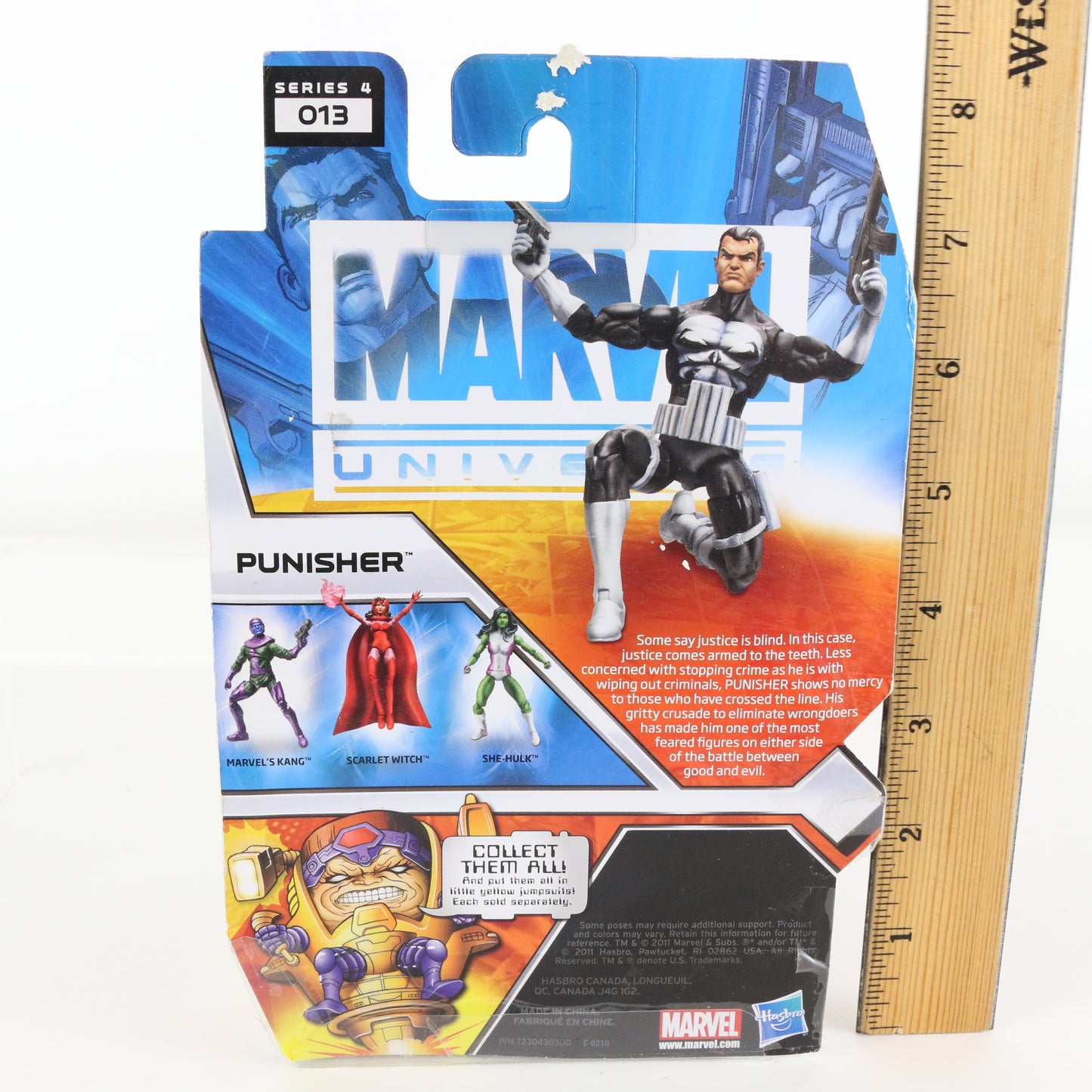 Marvel Universe Series 4 013 Punisher 3.75" Action Figure Hasbro