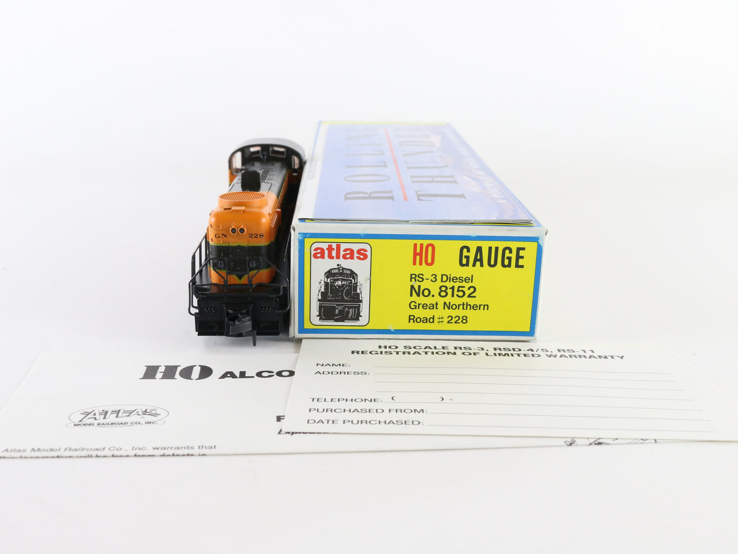Atlas HO Great Northern 228 RS3 Diesel Locomotive Engine