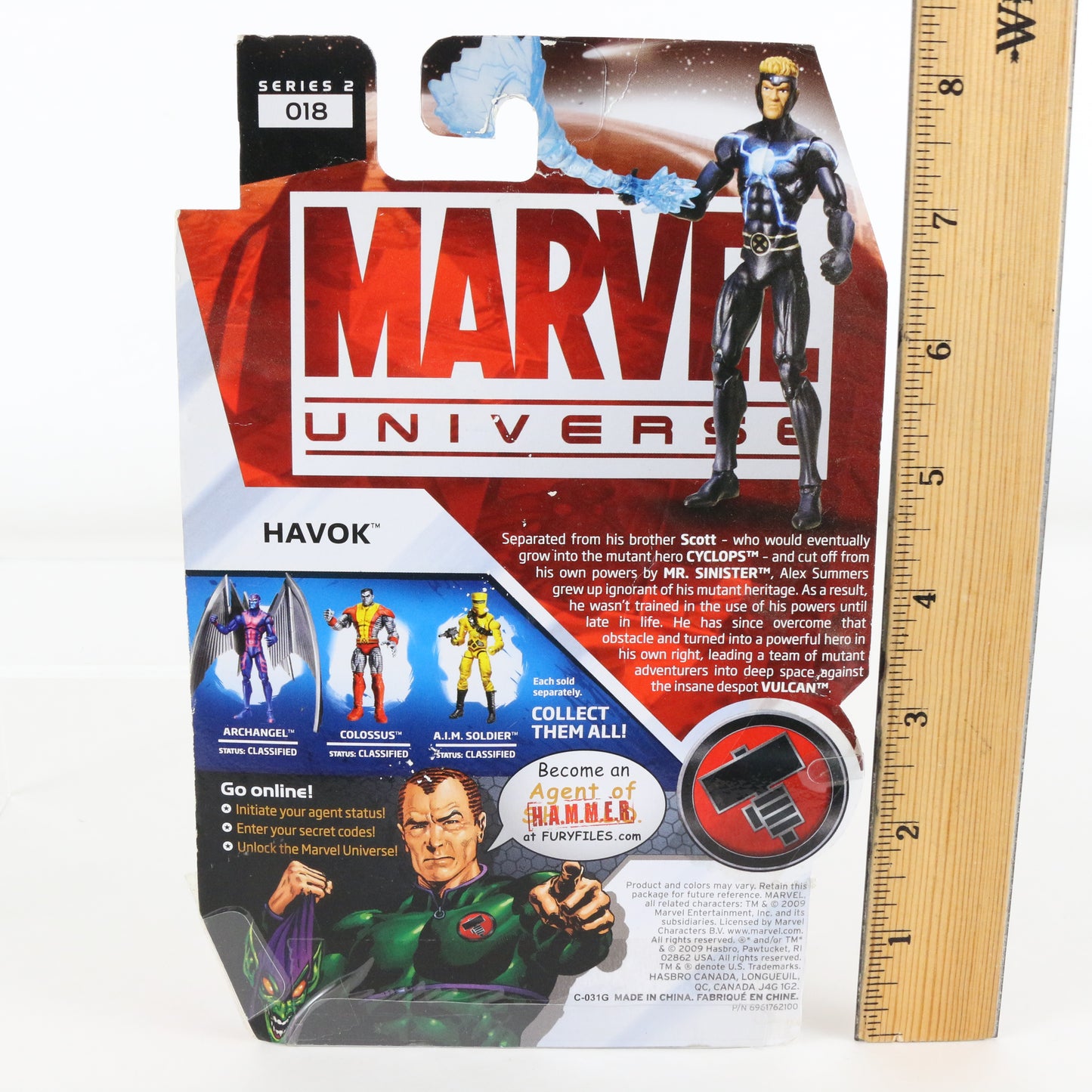 Marvel Universe Series 2 018 Havok 3.75" Action Figure Hasbro