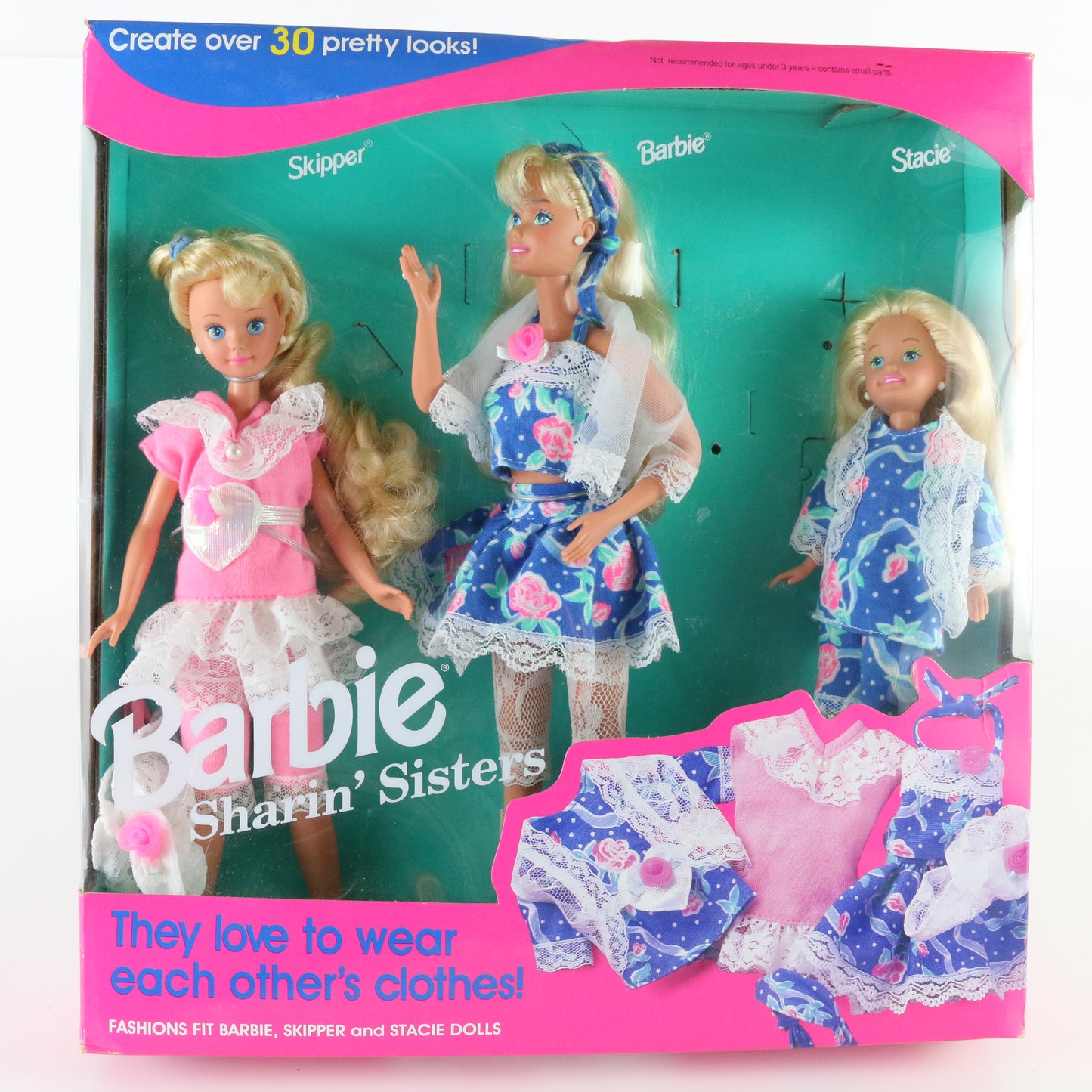 Barbie Sharin' Sisters Skipper Stacy Set Mattel 10143