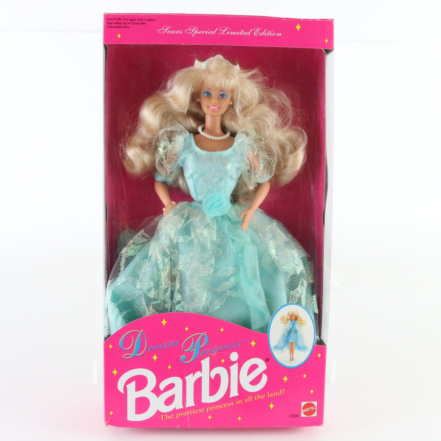Barbie Dream Princess Sears Special Edition Doll Mattel 2306 1992