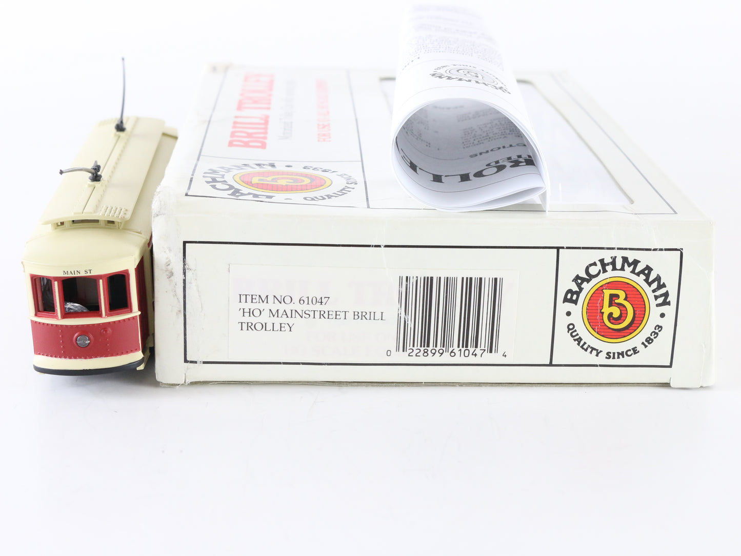 Bachmann HO Mainstreet Brill Trolley Train Car