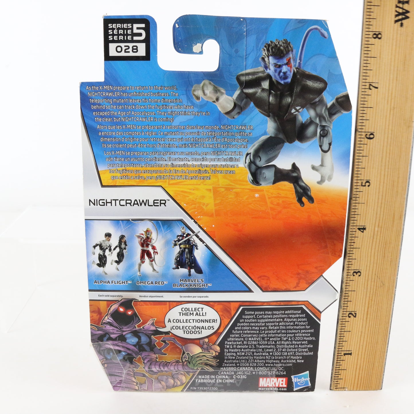 Marvel Universe Series 5 028 Nightcrawler 3.75" Action Figure Hasbro