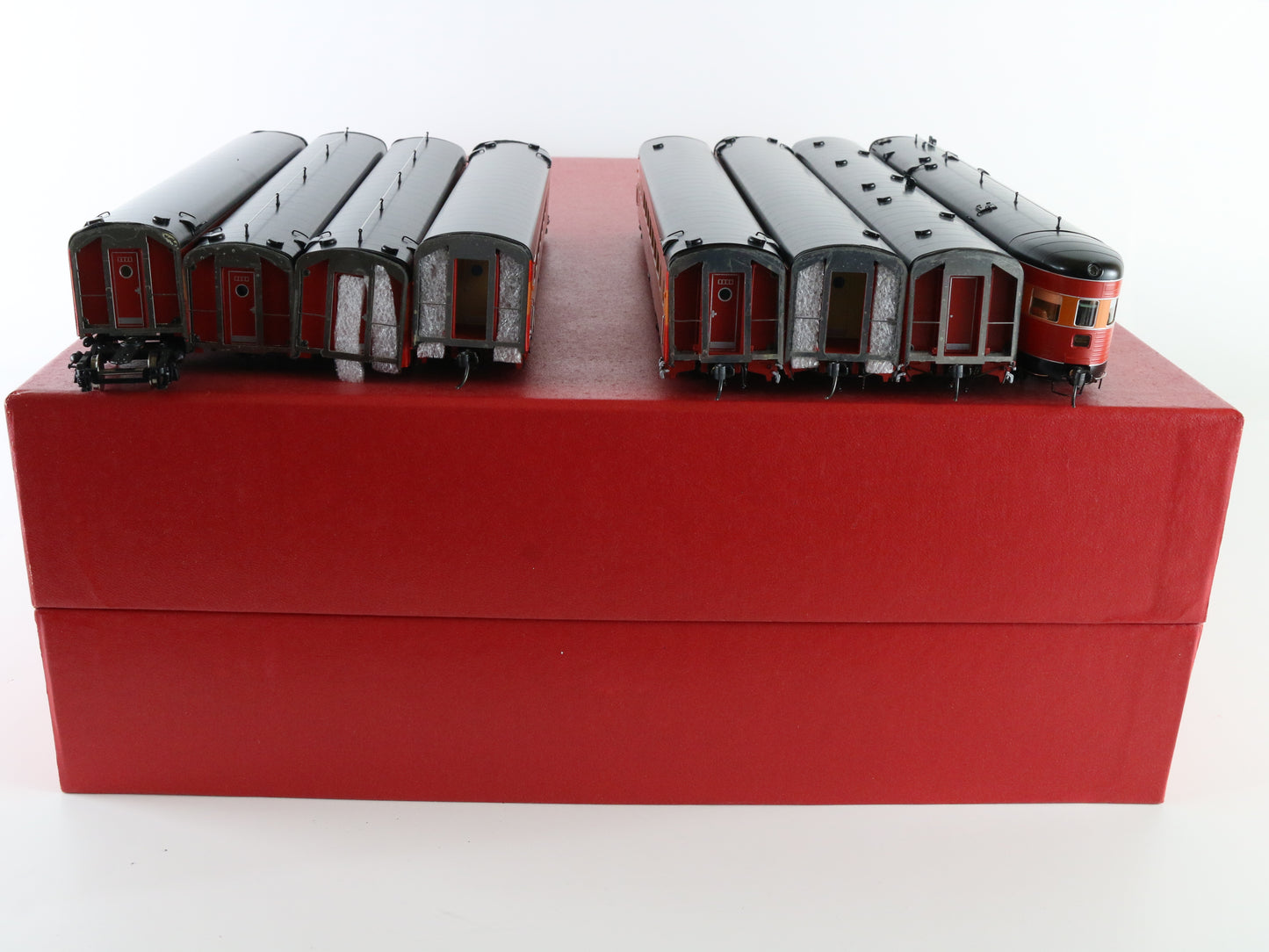 Coach Yard HO Texas New Orleans 1937 Sunbeam 8 Car Passenger Set TCY 0952 Brass