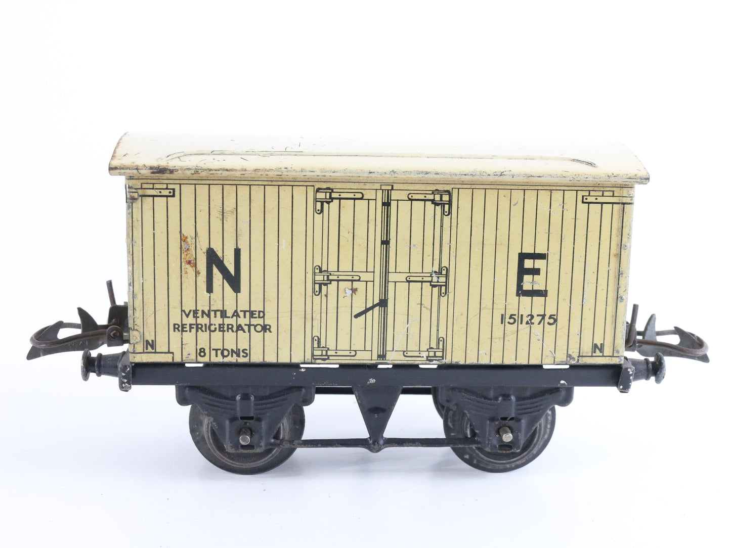 Hornby Meccano O NE LNER Ventilated Refrigerator Car Model Train rare refrigerated goods wagon collectible