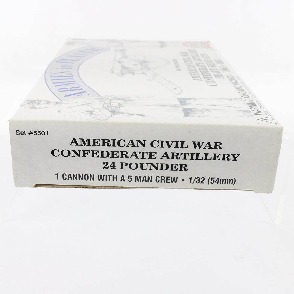 24 Pounder Cannon Confederate Artillery Civil War Armies In Plastic 1:32 5501