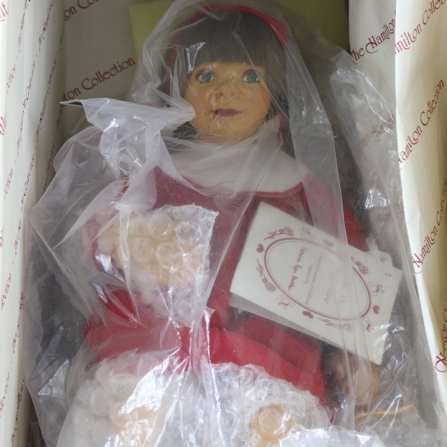 Be My Valentine Patricia Brooks Hamilton 9" Wooden Doll W/ Accessories
