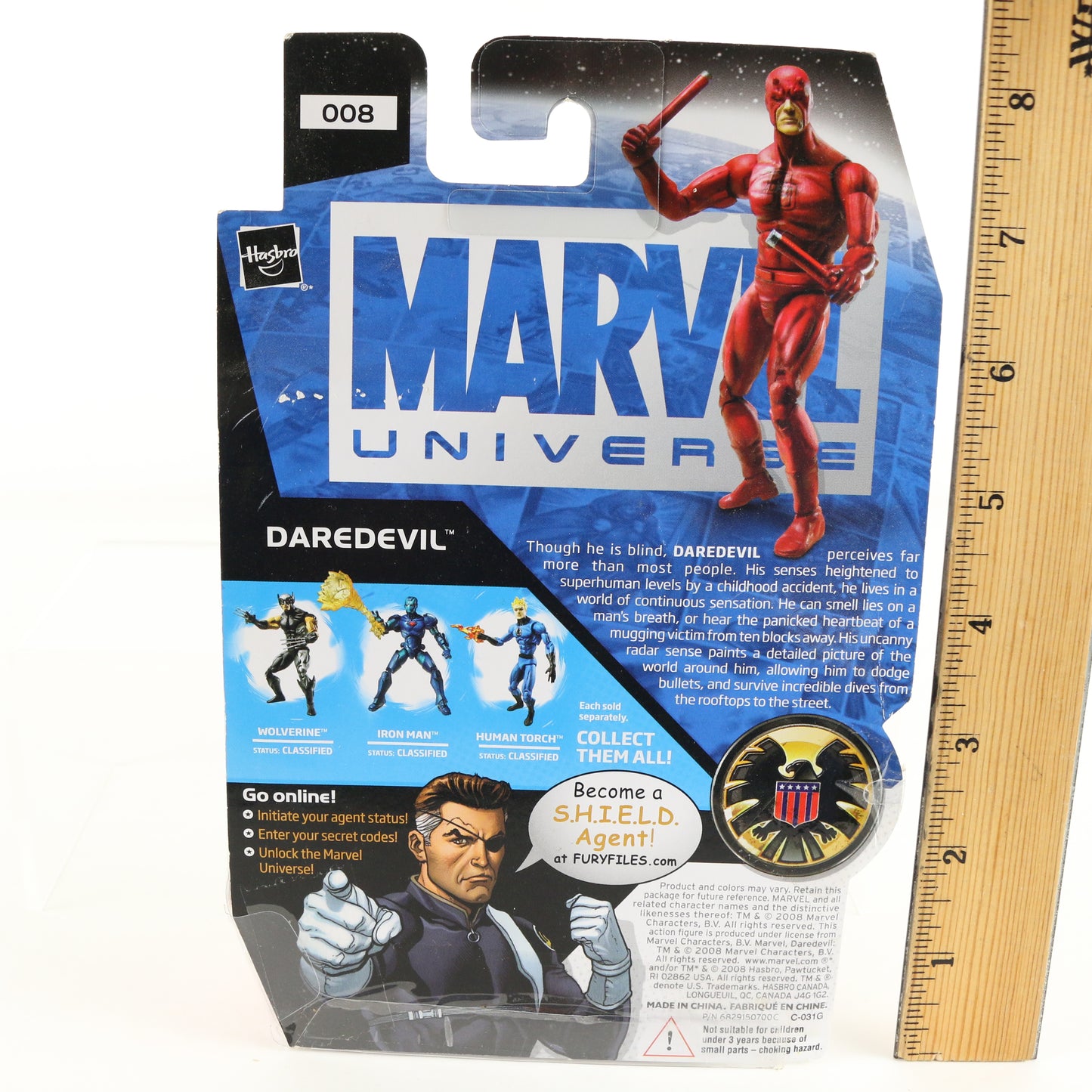 Marvel Universe 008 Daredevil Hasbro 3.75" Action Figure
