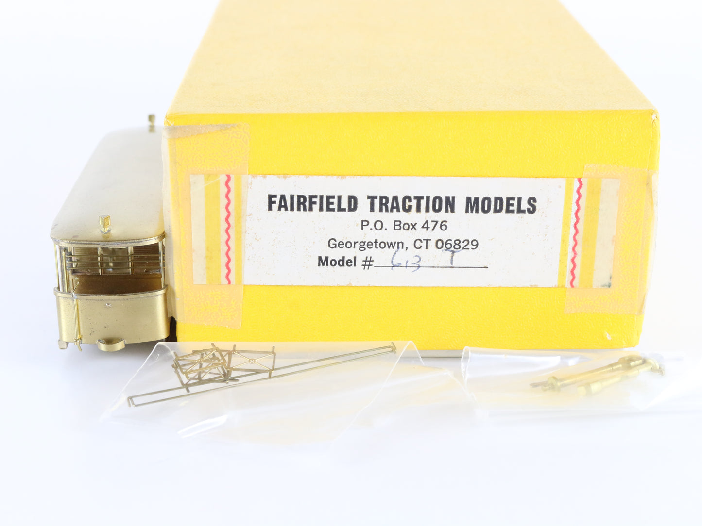 Fairfield Traction HO Brass Street Car Trolly 613t