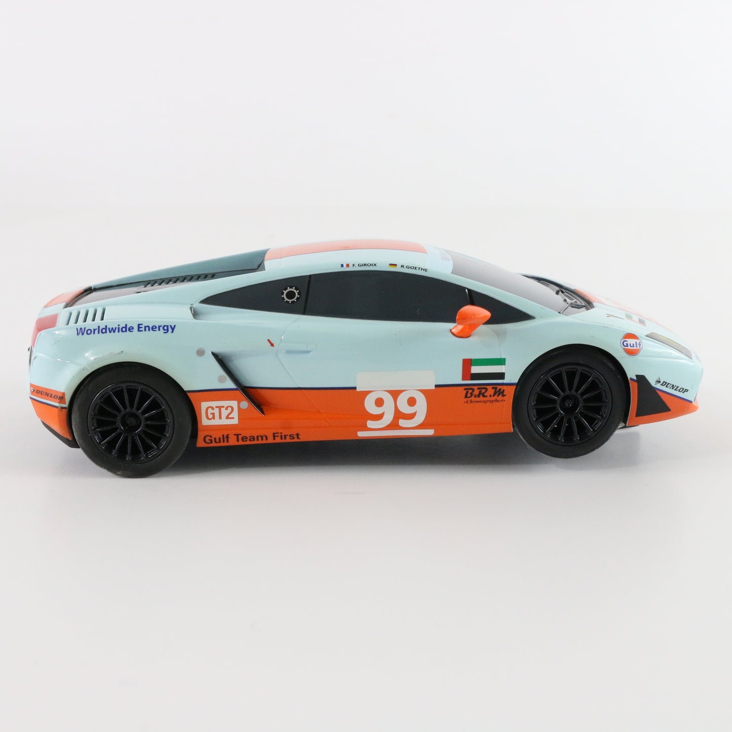 Lamborghini Gallardo #99 Blue & Orange Slot Car 1:32 Hornby Scaletrix C3283
