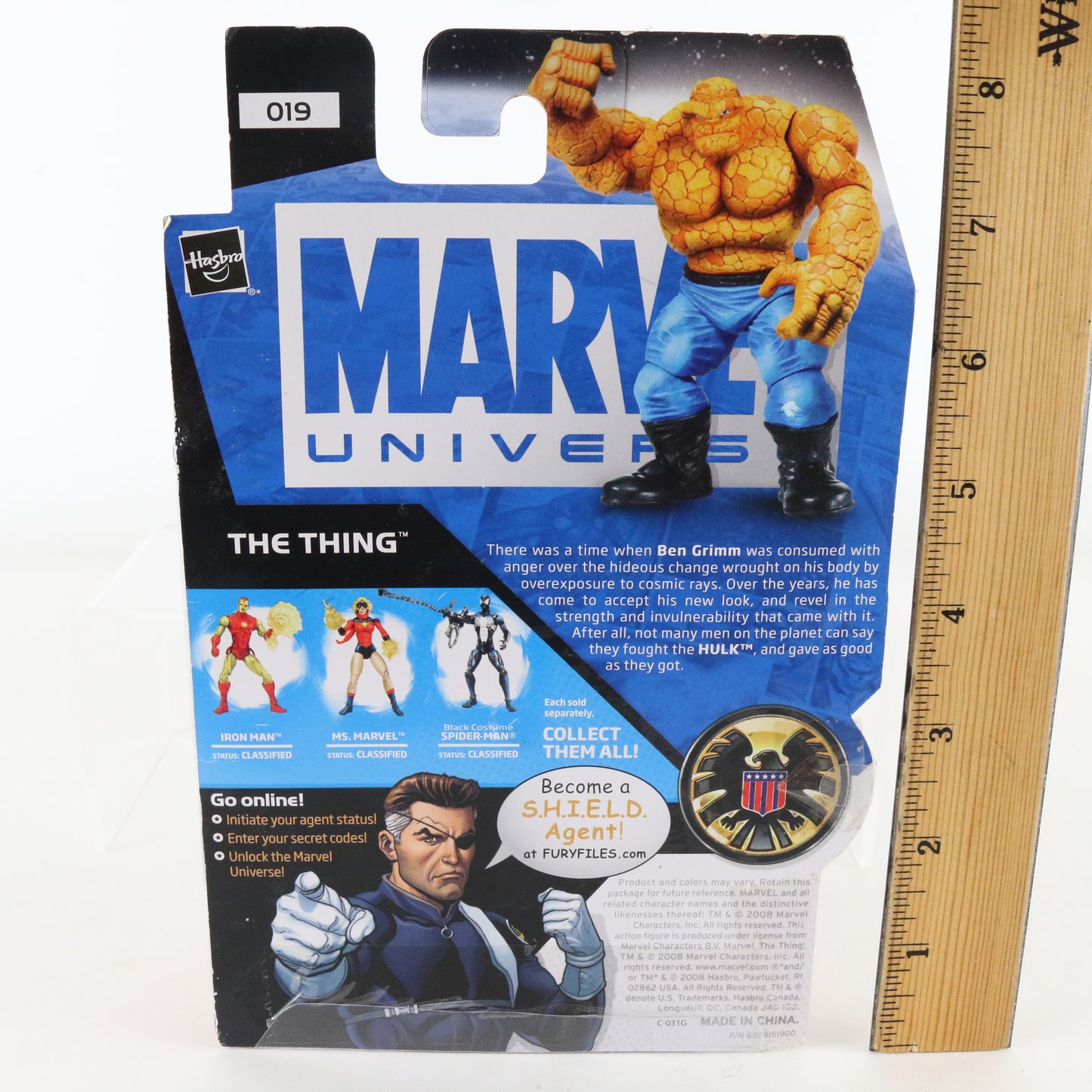 Marvel Universe 019 The Thing 3.75" Action Figure Hasbro