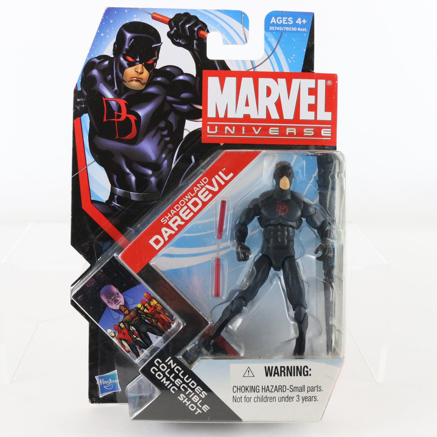 Marvel Universe Series 4 004 Shadowland Daredevil 3.75" Action Figure Hasbro