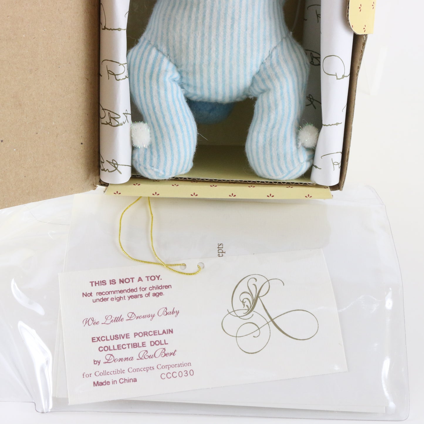 Wee Little Drowsy Baby Donna Rubert Collectible Concepts 6.5" Doll 1534/5000