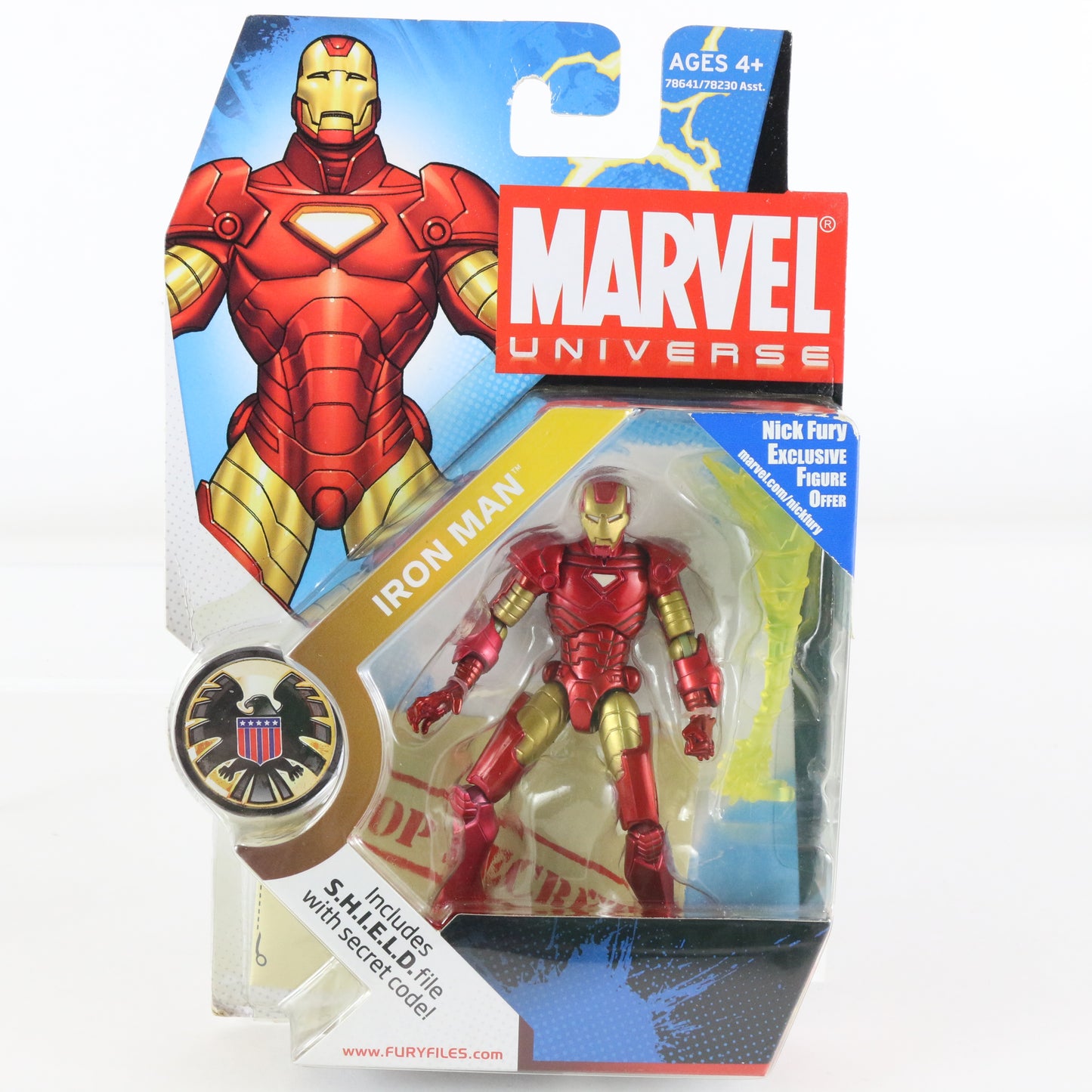 Marvel Universe 001 Iron Man 3.75" Action Figure Hasbro